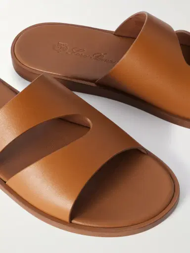 Loro Piana Pilat Plain Walk Cutout Leather Sandals - Men | Thumbnail 4 Loro Piana Pilat Plain Walk Cutout Leather Sandals - Men | Thumbnail 4