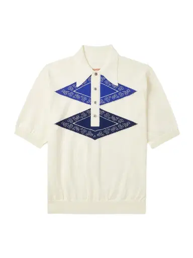 KAPITAL Jacquard-Knit Polo Shirt - Men | Thumbnail 1 KAPITAL Jacquard-Knit Polo Shirt - Men | Thumbnail 1