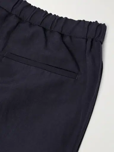 Loro Piana Maryln Straight-Leg Linen and Silk-Blend Trousers - Men | Thumbnail 5