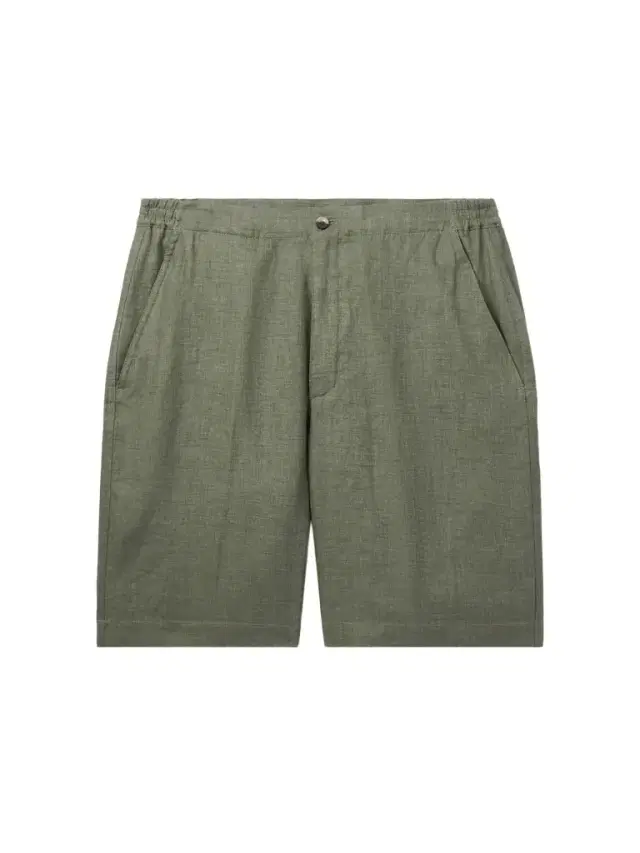 Loro Piana Nolan Straight-Leg Linen Shorts - Men