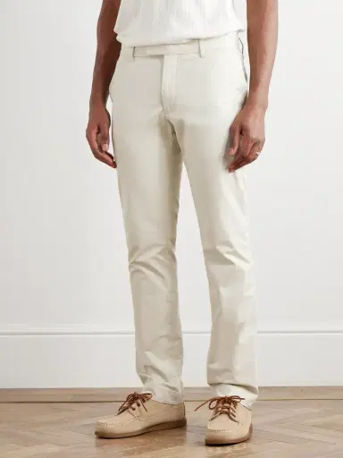 Polo Ralph Lauren Slim-Fit Stretch-Cotton Twill Trousers - Men | Thumbnail 3 Polo Ralph Lauren Slim-Fit Stretch-Cotton Twill Trousers - Men | Thumbnail 3