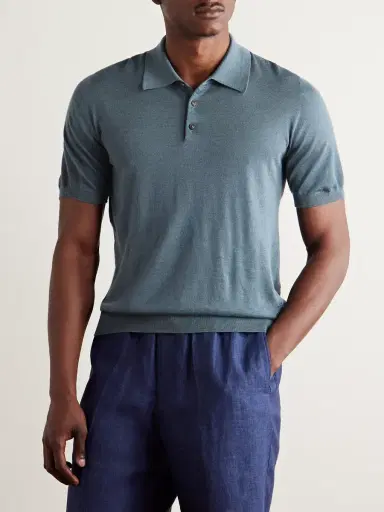 Purdey Tantallon Slim-Fit Merino Wool Polo Shirt - Men | Thumbnail 3 Purdey Tantallon Slim-Fit Merino Wool Polo Shirt - Men | Thumbnail 3