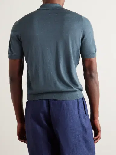 Purdey Tantallon Slim-Fit Merino Wool Polo Shirt - Men | Thumbnail 4 Purdey Tantallon Slim-Fit Merino Wool Polo Shirt - Men | Thumbnail 4