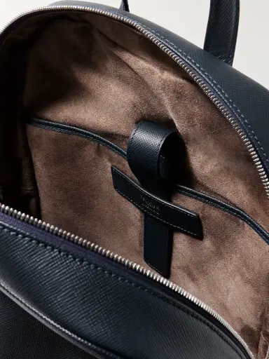 Serapian Evoluzione Cross-Grain Leather Backpack - Men | Thumbnail 5 Serapian Evoluzione Cross-Grain Leather Backpack - Men | Thumbnail 5