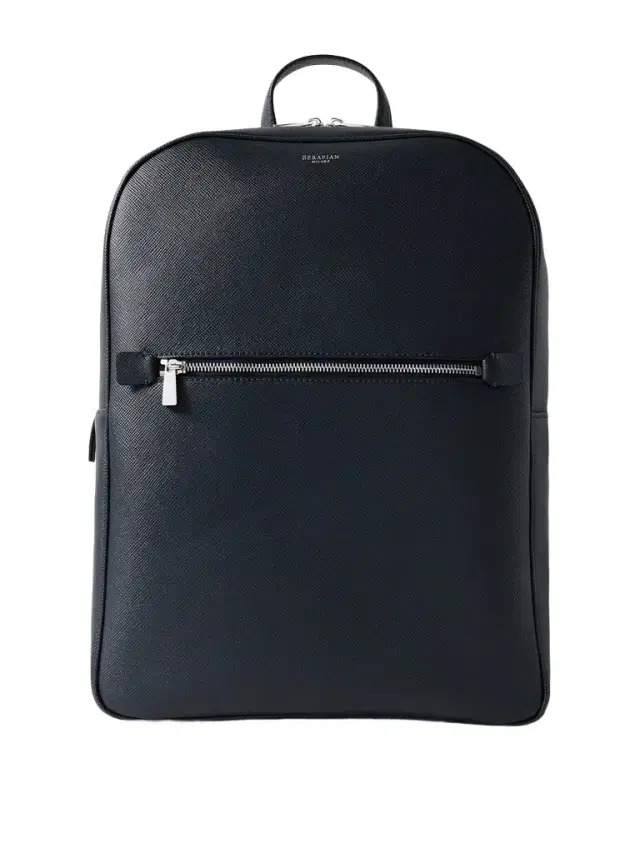 Evoluzione Cross-Grain Leather Backpack - Men