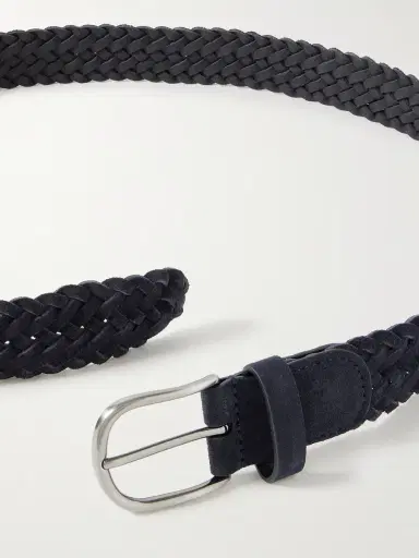 Anderson's 3.5cm Woven Suede Belt - Men | Thumbnail 2 Anderson's 3.5cm Woven Suede Belt - Men | Thumbnail 2