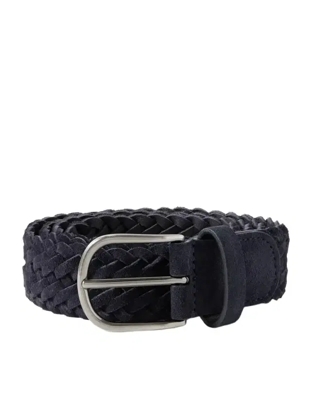 3.5cm Woven Suede Belt - Men 3.5cm Woven Suede Belt - Men