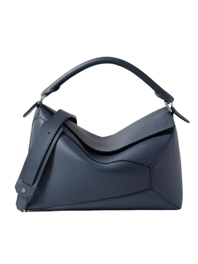 Puzzle Edge Large Logo-Debossed Leather Messenger Bag - Men