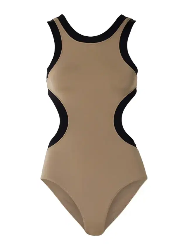Dolce Open-back Two-tone Swimsuit
