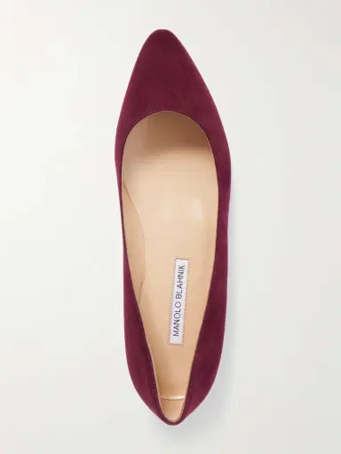 Manolo Blahnik Bb Suede Ballet Flats | Thumbnail 5