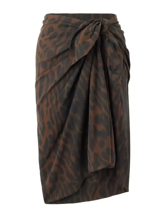 Leopard-print Cotton Pareo