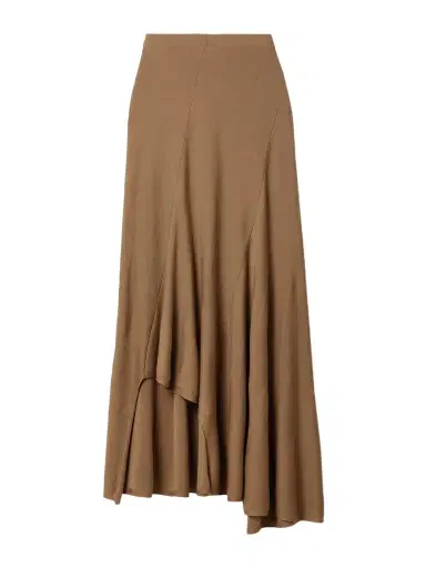 Khaite Asymmetric Wool-blend Midi Skirt | Thumbnail 1 Khaite Asymmetric Wool-blend Midi Skirt | Thumbnail 1