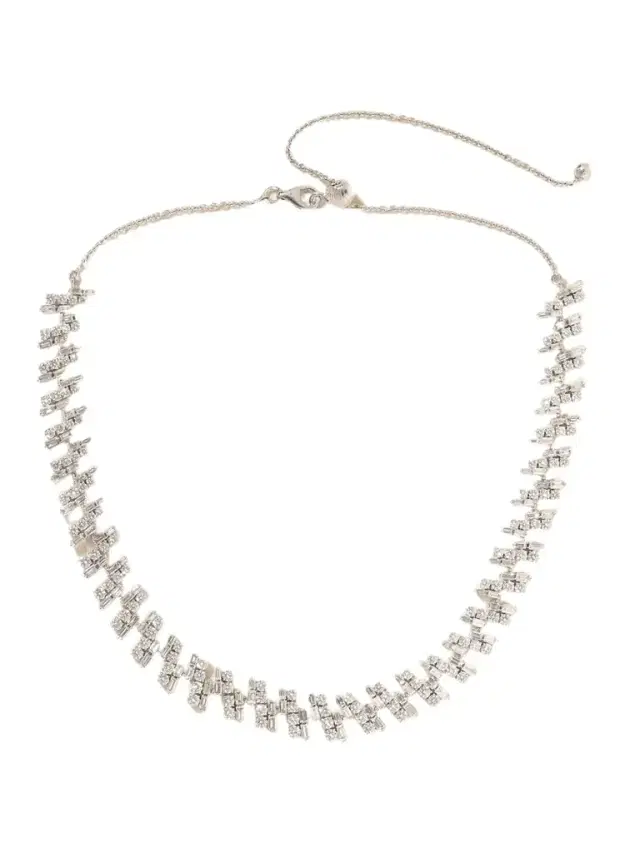 Kamyen 18-karat White Gold Diamond Choker