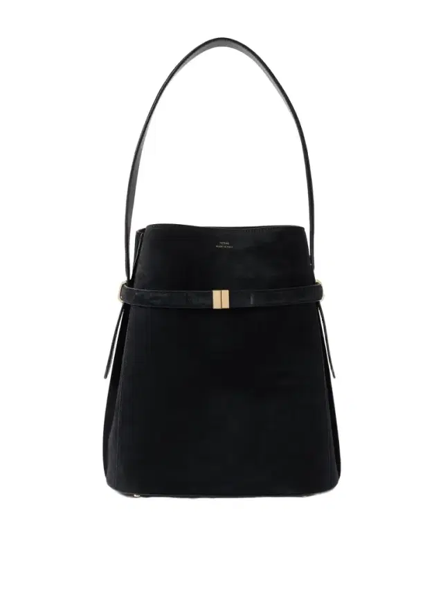 Belted Suede Tote