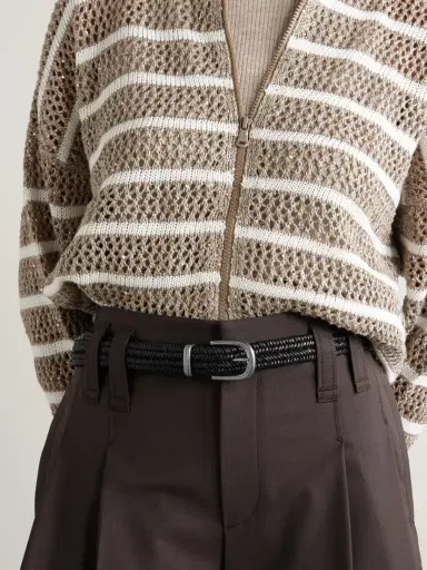 Brunello Cucinelli Woven Leather Belt | Thumbnail 2 Brunello Cucinelli Woven Leather Belt | Thumbnail 2