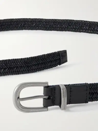 Brunello Cucinelli Woven Leather Belt | Thumbnail 3 Brunello Cucinelli Woven Leather Belt | Thumbnail 3