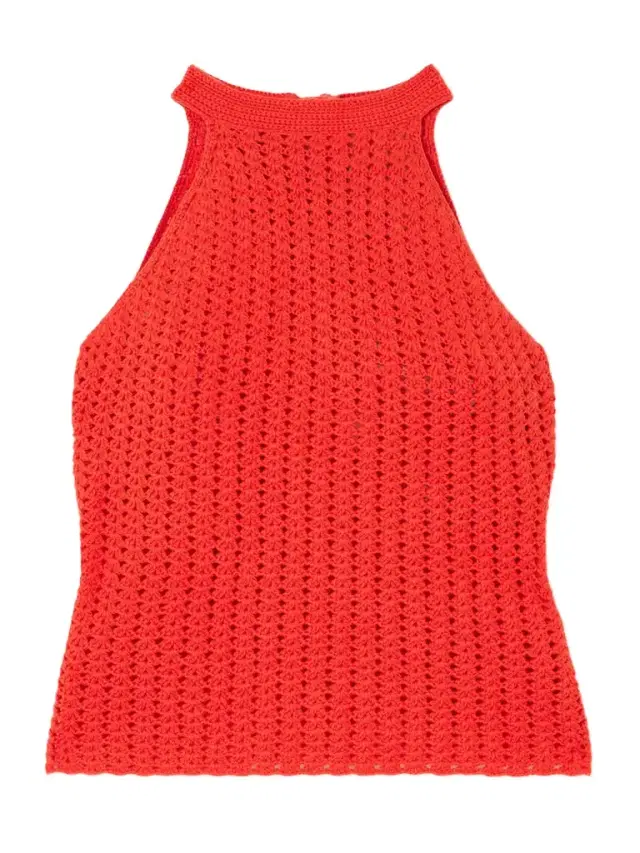 Reflejo Crocheted Cotton Tank