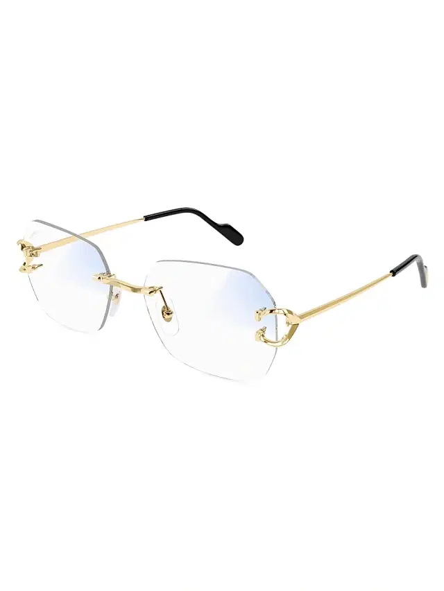 Women's C Décor 24K Gold-Plated 57MM Glasses - Gold Clear