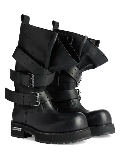 Balenciaga Men's Venom High Boots - Black - Size 13 | Thumbnail 2