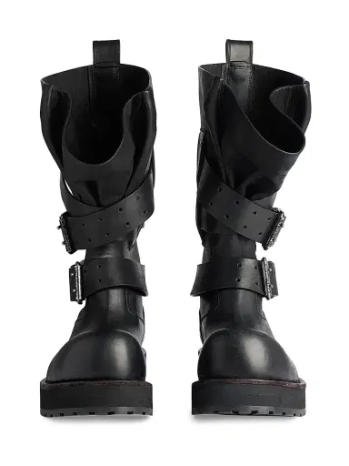 Balenciaga Men's Venom High Boots - Black - Size 13 | Thumbnail 3