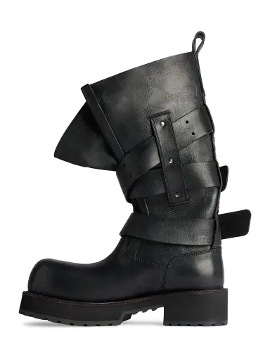 Balenciaga Men's Venom High Boots - Black - Size 13 | Thumbnail 4