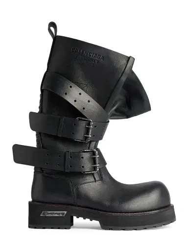 Balenciaga Men's Venom High Boots - Black - Size 13 | Thumbnail 1