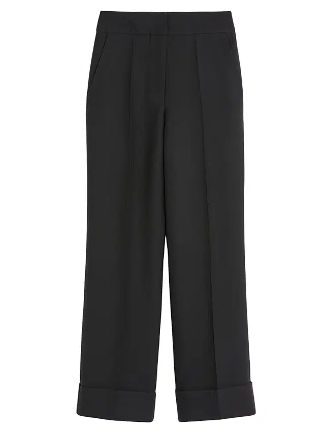 Women's Crepe Couture Pants - Black