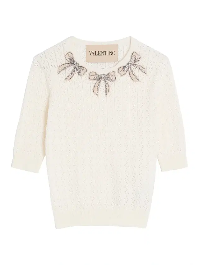Valentino Garavani Women's Embroidered Cotton Top -