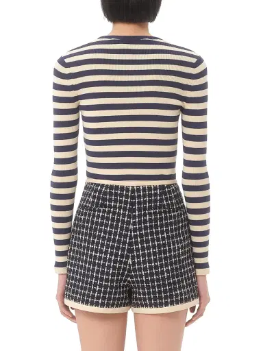Valentino Garavani Women's Cotton Sweater - Birch Provence Blue - Size Large | Thumbnail 5
