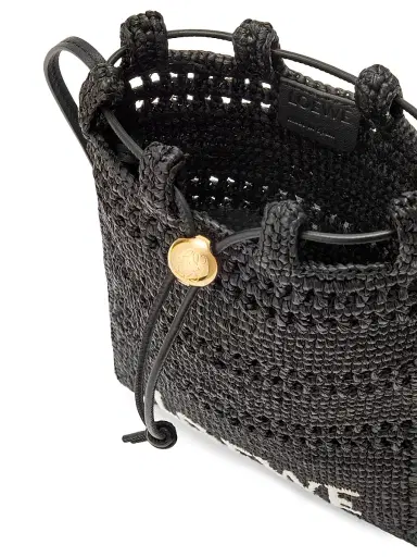 LOEWE Men's x Paula's Ibiza Drawstring Pocket Bucket Bag - Black | Thumbnail 5 LOEWE Men's x Paula's Ibiza Drawstring Pocket Bucket Bag - Black | Thumbnail 5