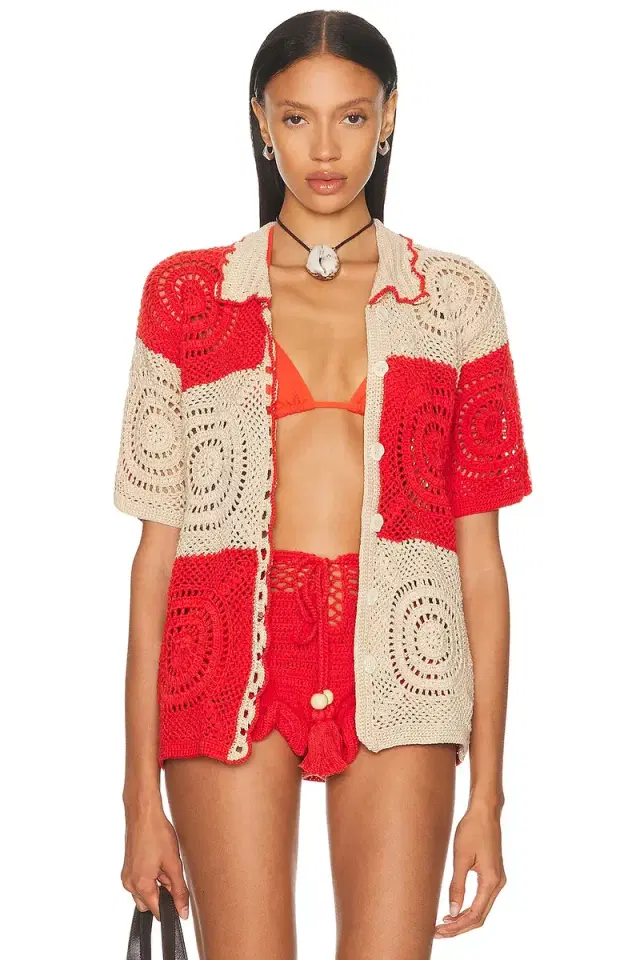 Eliou Kaleo Button Down Top