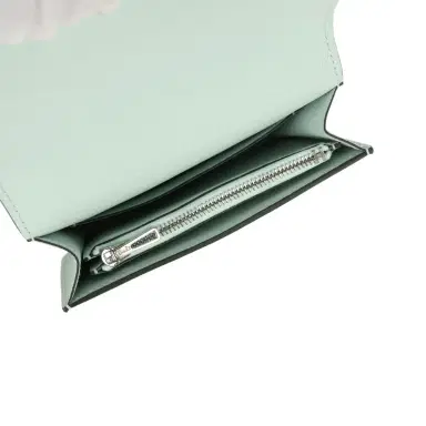 HERMÈS Hermes Roulis Slim Wallet Vert Fizz Chevre Palladium Hardware | Thumbnail 10