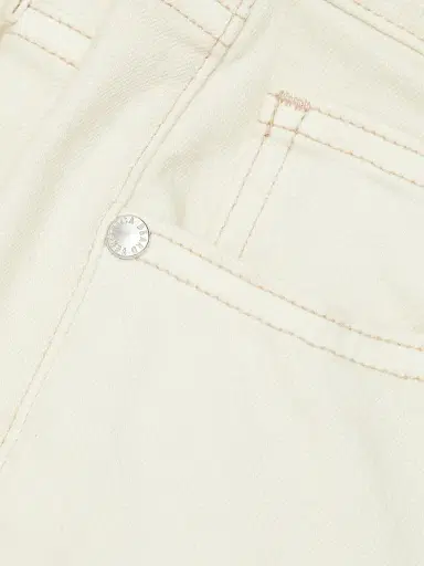 Veronica Beard Women's Beverly High-Rise Flared Jeans - Ecru - Size 31 | Thumbnail 7 Veronica Beard Women's Beverly High-Rise Flared Jeans - Ecru - Size 31 | Thumbnail 7