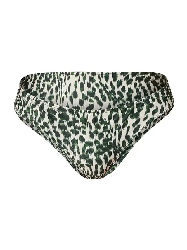 Shoshanna Women's Classic Leopard Bottom - Olive