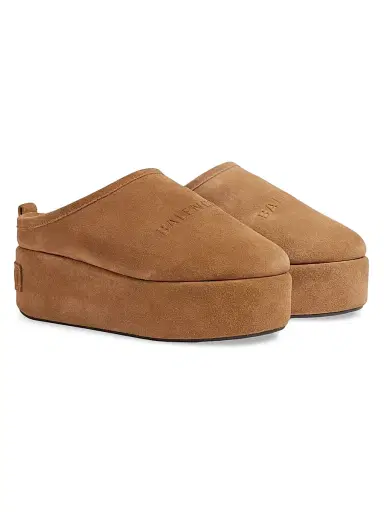 Balenciaga Women's Alaska Soft Platform Mules | Thumbnail 2