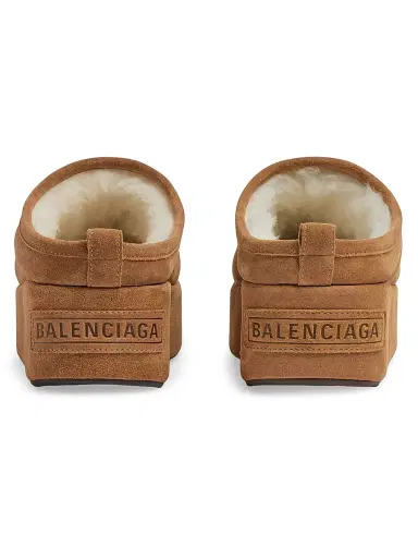 Balenciaga Women's Alaska Soft Platform Mules | Thumbnail 3