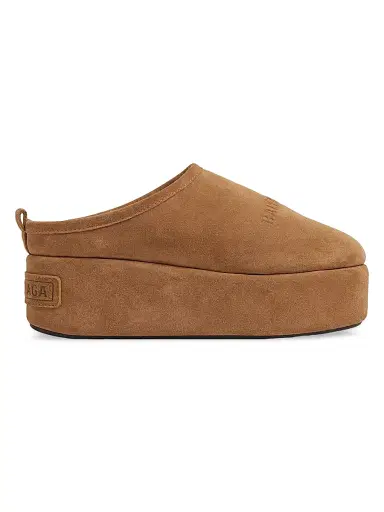 Balenciaga Women's Alaska Soft Platform Mules | Thumbnail 1