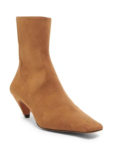 Stella McCartney Women's Spur 48MM Square-Toe Ankle Boots - Pecan - Size 11 | Thumbnail 2