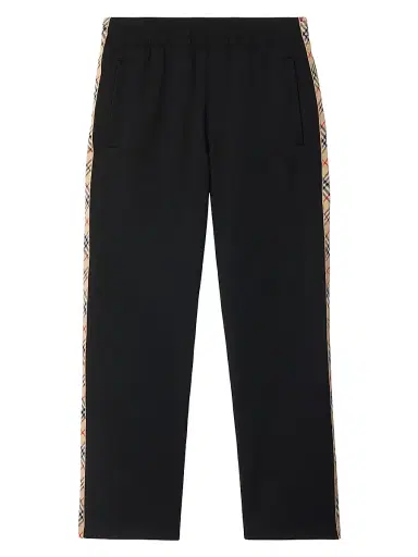 Burberry Men's Check Trim Track Pants | Thumbnail 1 Burberry Men's Check Trim Track Pants | Thumbnail 1