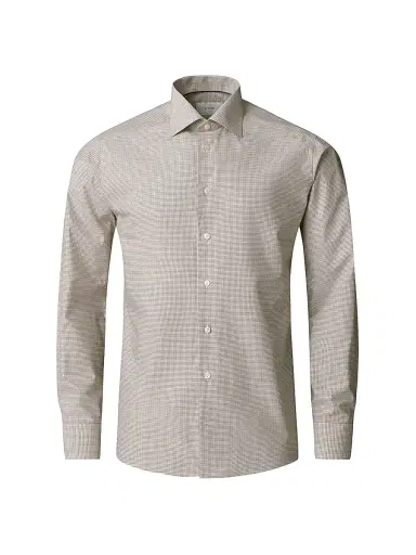 Eton Men's Slim-Fit Melange Gingham Button-Front Shirt | Thumbnail 2