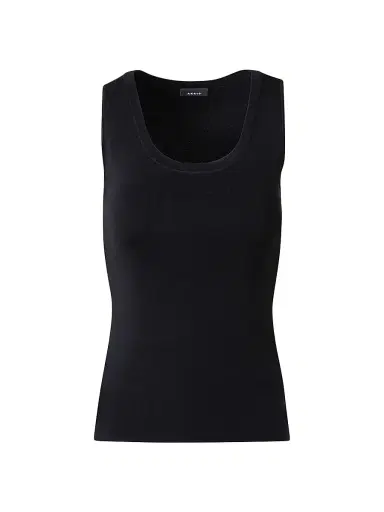 Akris Women's Silk Knit Tank - Black | Thumbnail 1 Akris Women's Silk Knit Tank - Black | Thumbnail 1
