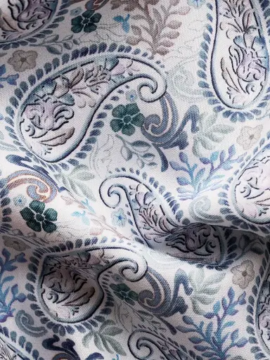 Eton Men's Paisley Cotton-Blend Button-Front Shirt - Blue | Thumbnail 8 Eton Men's Paisley Cotton-Blend Button-Front Shirt - Blue | Thumbnail 8