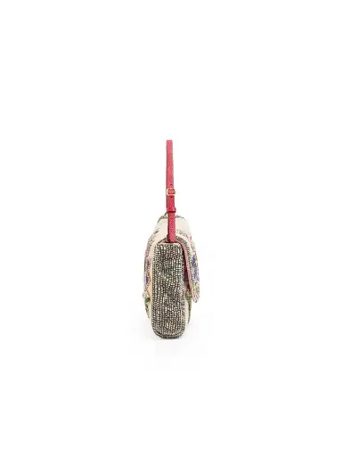 Valentino Garavani Women's Vain Soft Embroidered Small Shoulder Bag | Thumbnail 5