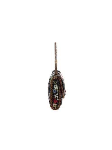 Valentino Garavani Women's Vain Soft Embroidered Small Shoulder Bag | Thumbnail 4 Valentino Garavani Women's Vain Soft Embroidered Small Shoulder Bag | Thumbnail 4