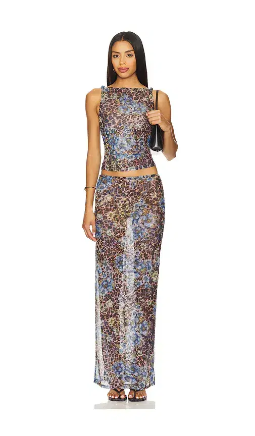 superdown Concha Maxi Skirt Set