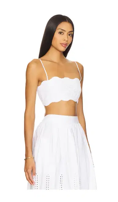 susana monaco Embroidered Poplin Micro String Top | Thumbnail 2 susana monaco Embroidered Poplin Micro String Top | Thumbnail 2