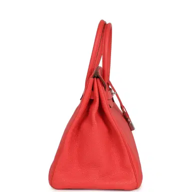 HERMÈS Pre-owned Hermes Birkin 35 Rose Jaipur Clemence Palladium Hardware | Thumbnail 3 HERMÈS Pre-owned Hermes Birkin 35 Rose Jaipur Clemence Palladium Hardware | Thumbnail 3