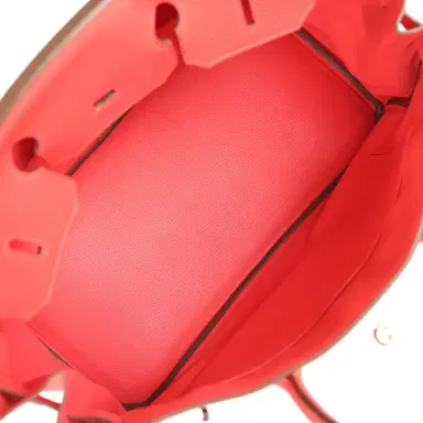 HERMÈS Pre-owned Hermes Birkin 35 Rose Jaipur Clemence Palladium Hardware | Thumbnail 8 HERMÈS Pre-owned Hermes Birkin 35 Rose Jaipur Clemence Palladium Hardware | Thumbnail 8