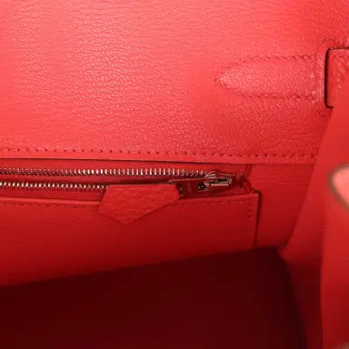 HERMÈS Pre-owned Hermes Birkin 35 Rose Jaipur Clemence Palladium Hardware | Thumbnail 9 HERMÈS Pre-owned Hermes Birkin 35 Rose Jaipur Clemence Palladium Hardware | Thumbnail 9