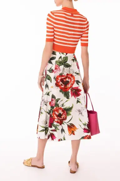 Dolce & Gabbana Cropped Stripe Polo | Thumbnail 4 Dolce & Gabbana Cropped Stripe Polo | Thumbnail 4
